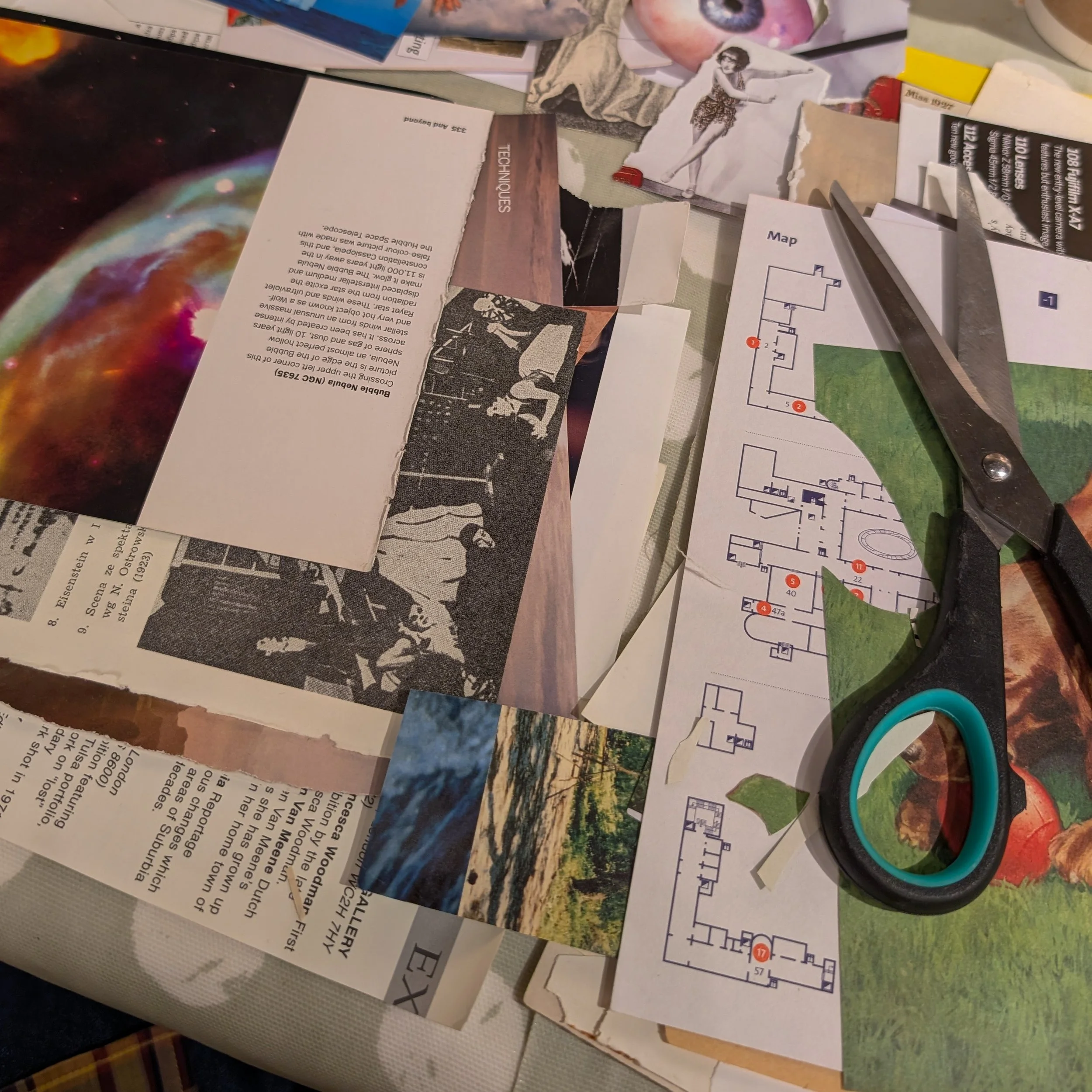Cut and paste - collage workshop
