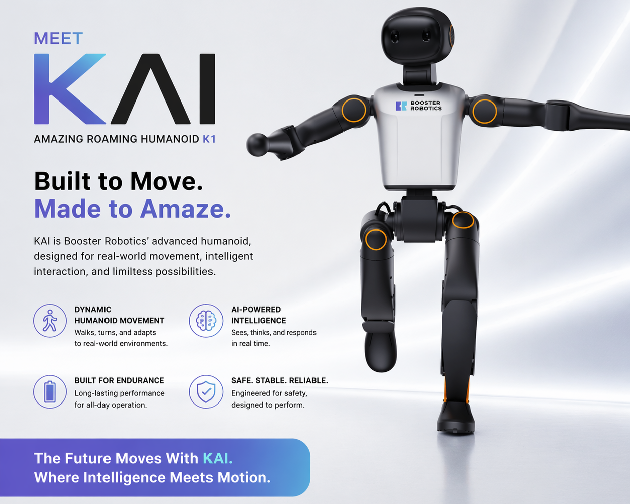 Meet KAI, the Humanoid That Moves the Room!