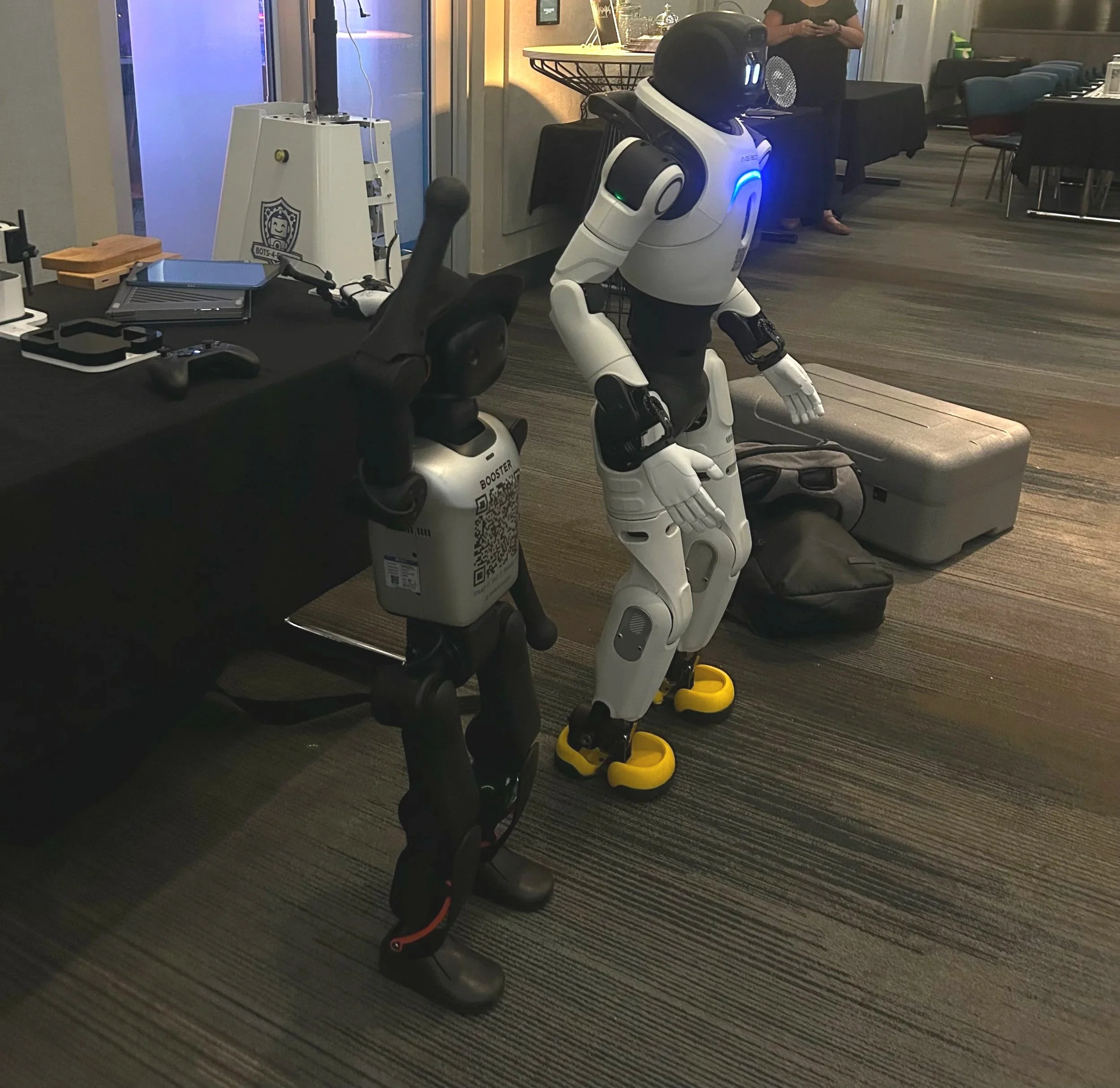 Robodog at a trade show event