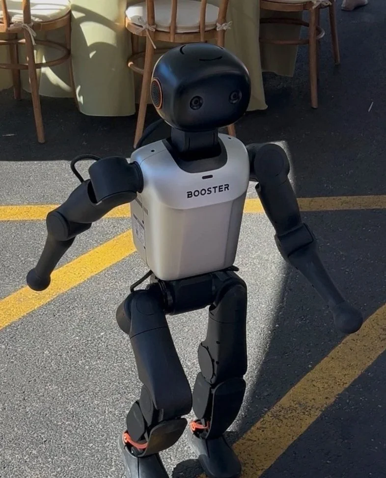SelfieBot and Robodog fully branded for an event