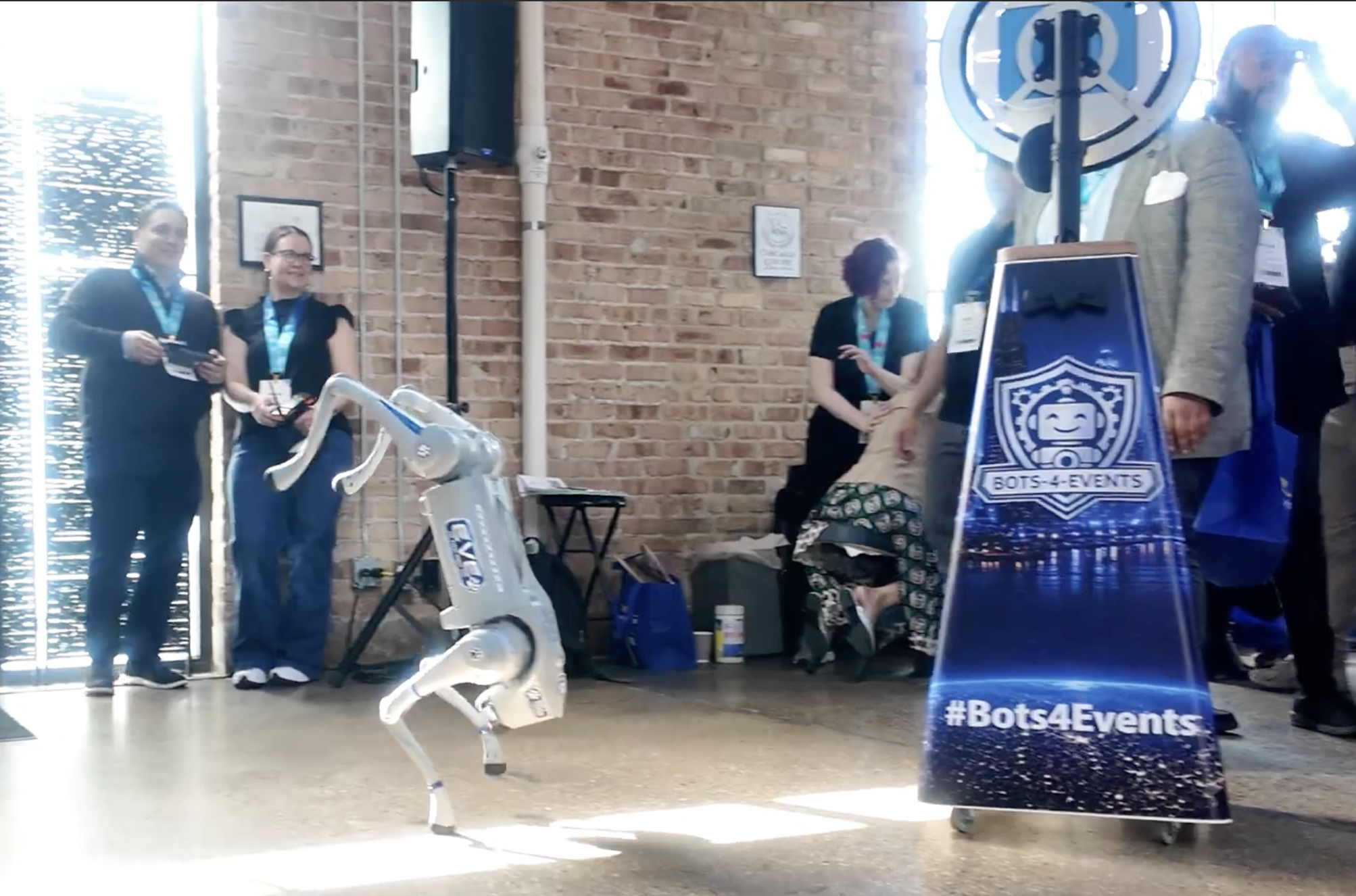 Eve Dancing and SelfieBot Roaming. Level Up crowd engagement!