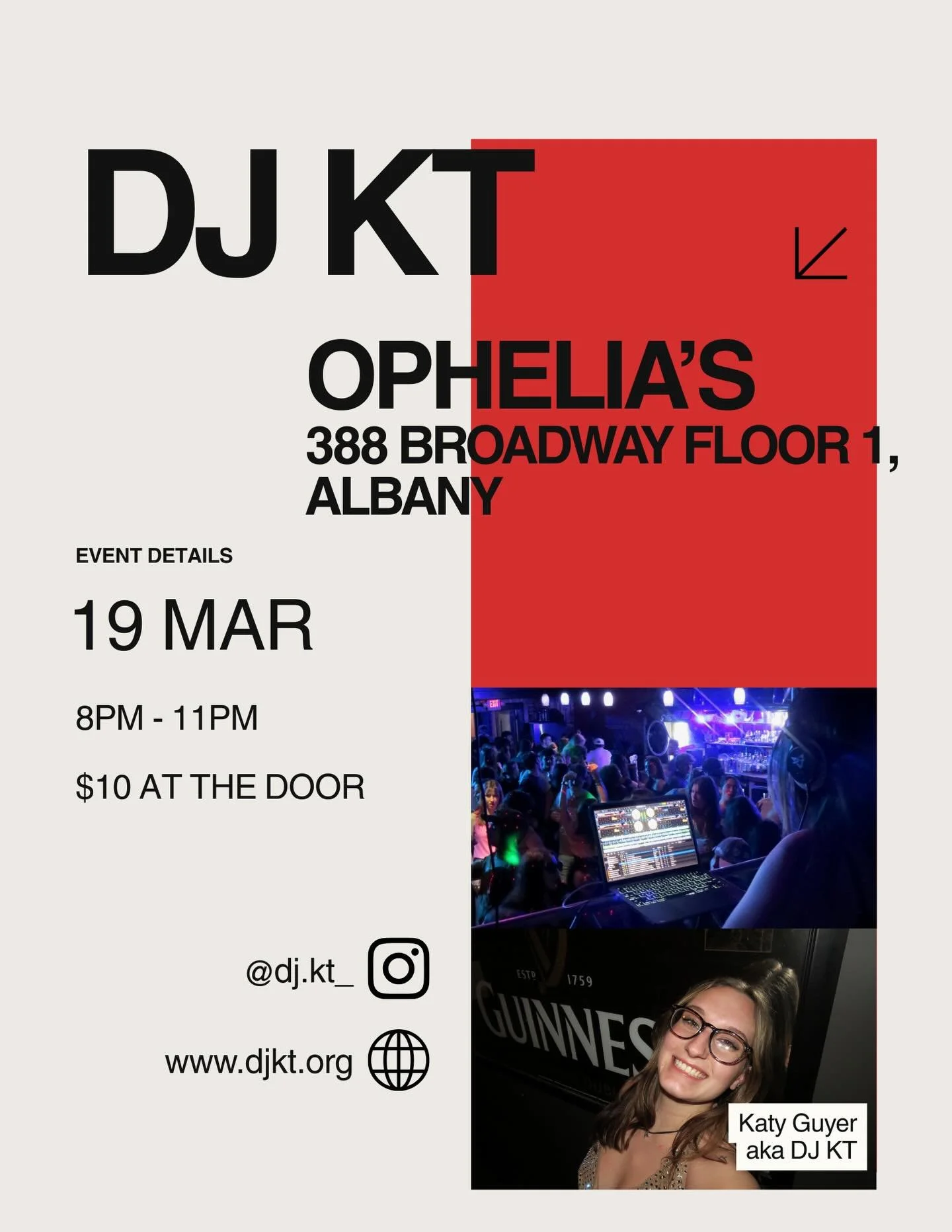 ALBANY!! My home city! Mark ur calendars and come party w/ me @ ophelia&rsquo;s xoxoxo <33