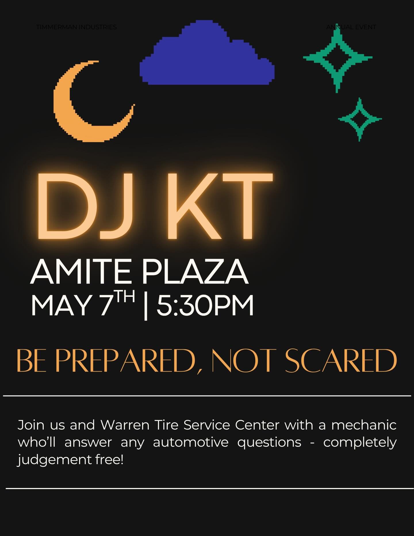 heyyy plattsburgh come see me at amite plaza next week!! 

This event does have great importance to me - being able to provide a fun, safe, judge free space for any individual to ask questions about automotive care is something that I feel doesn&rsqu