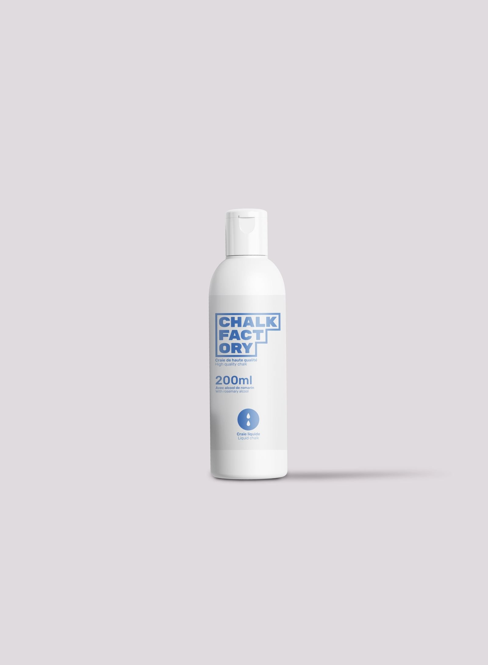 Bouteille de magnésie liquide Chalk Factory 200 ml / Chalk Factory liquid chalk 200 ml bottle, best chalk from Canada