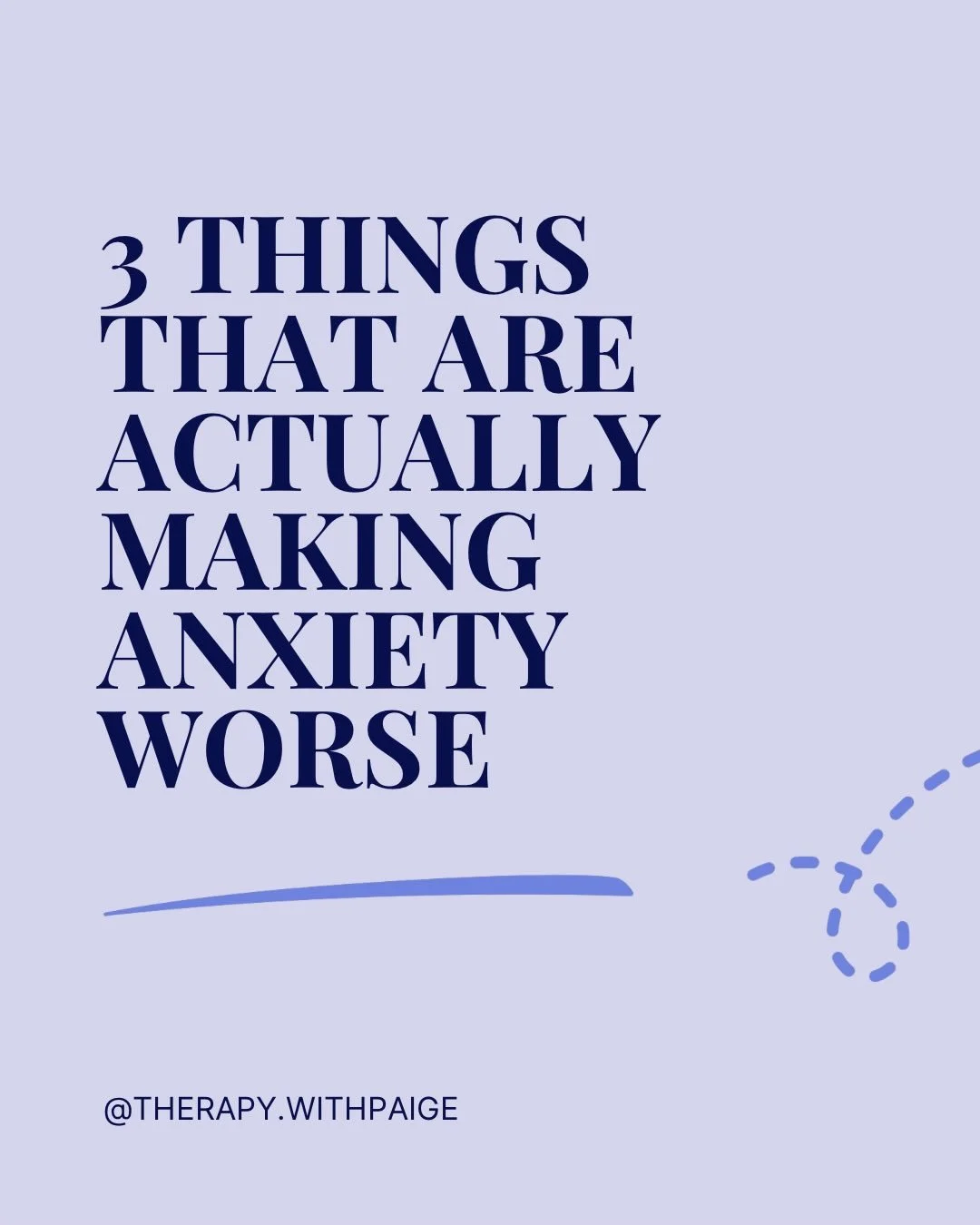 Some of the things making your anxiety worse are part of your everyday routine. i&rsquo;m a caffeine lover too, so I get it 🥲

it&rsquo;s not about being perfect, just starting to notice what your body responds to. this is also a big part of therapy