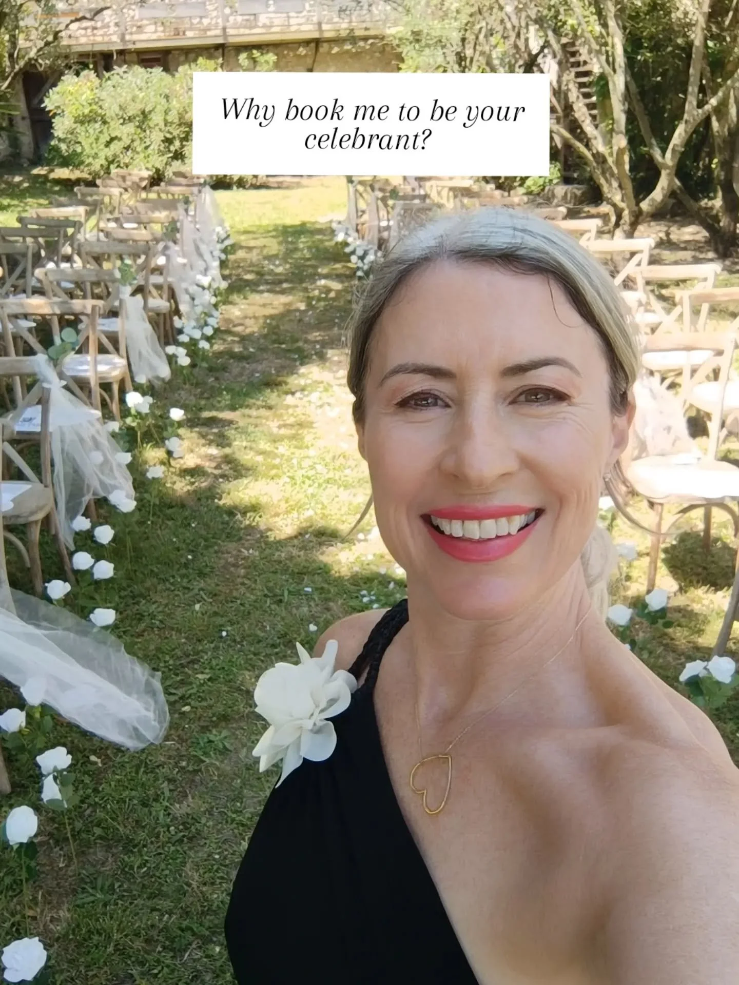 Booking a celebrant is an important decision .... 

Having a chat with a couple of different ones to see who feels right for you both is the very best way to find that person.. 

I offer a no-obligation discovery call. 

I'd love to find out all abou