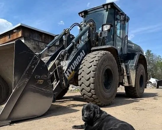 Tim's Turf and Landscaping Materials bark mulch delivery truck 