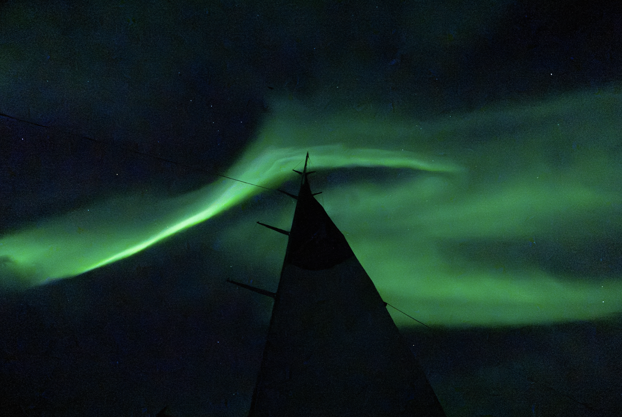 Sailing home through a solar storm