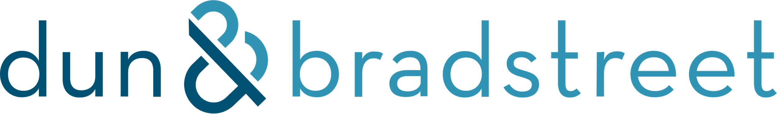 Logo for DUN & BRADSTREET in blue text with a stylized ampersand.