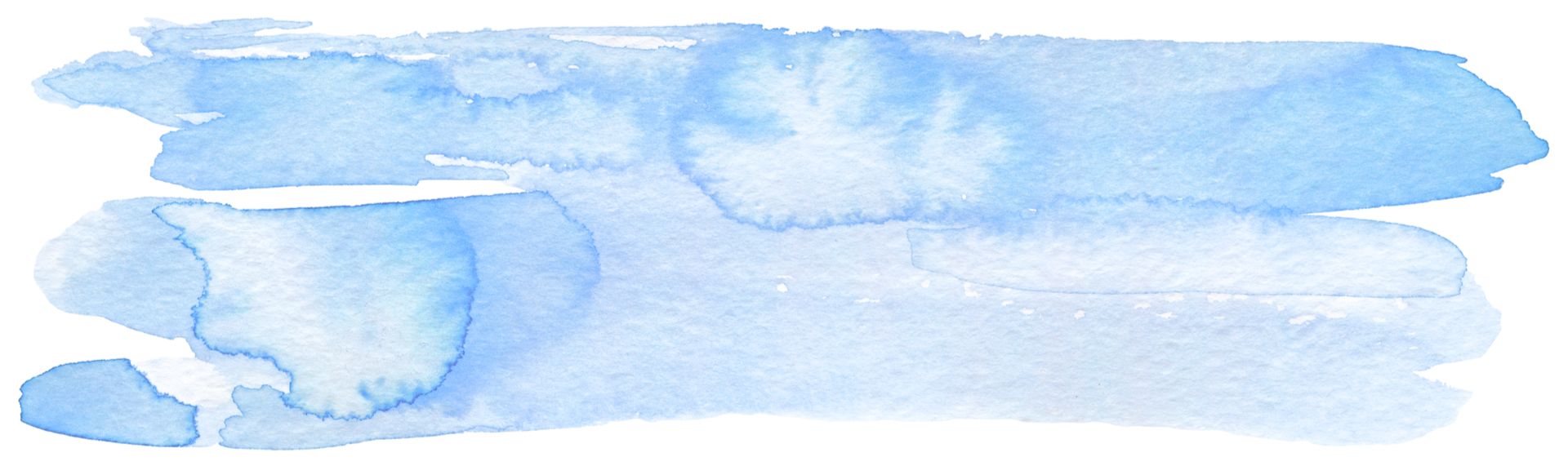 Light blue watercolor texture with various horizontal streaks and patches. Nancy DeNicolo Creative Watercolor Nature Journaling Mixed Media