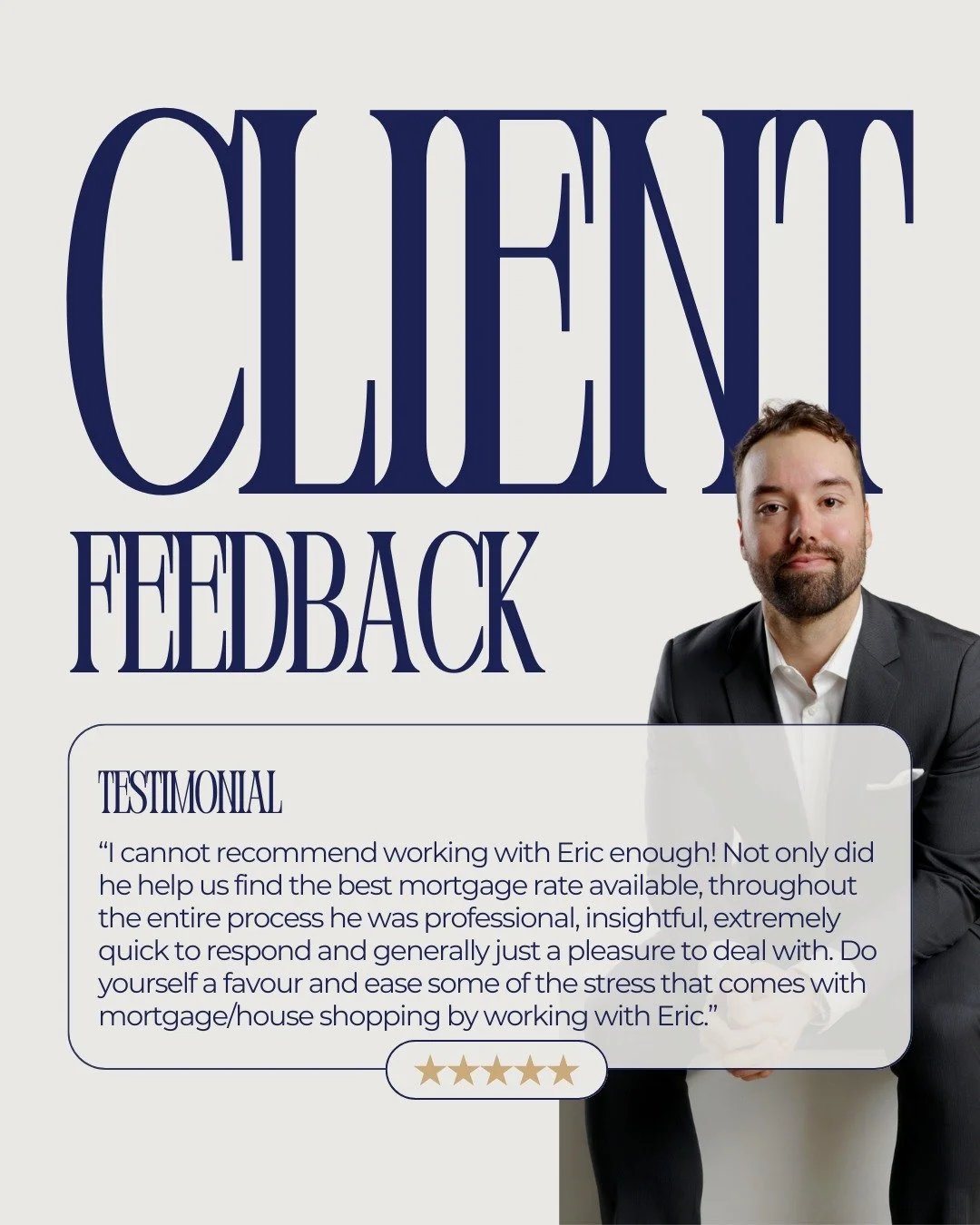 Nothing means more than hearing from happy clients. 🏡✨ This kind review is a reminder of why I do what I do &mdash; making the mortgage process as smooth and stress-free as possible. 

If you're ready to find your best mortgage solution with someone