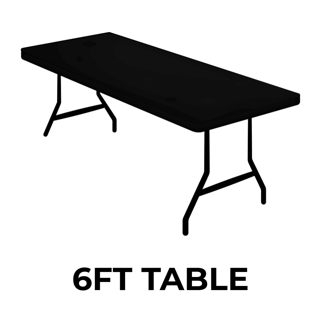 6ft Table Rental