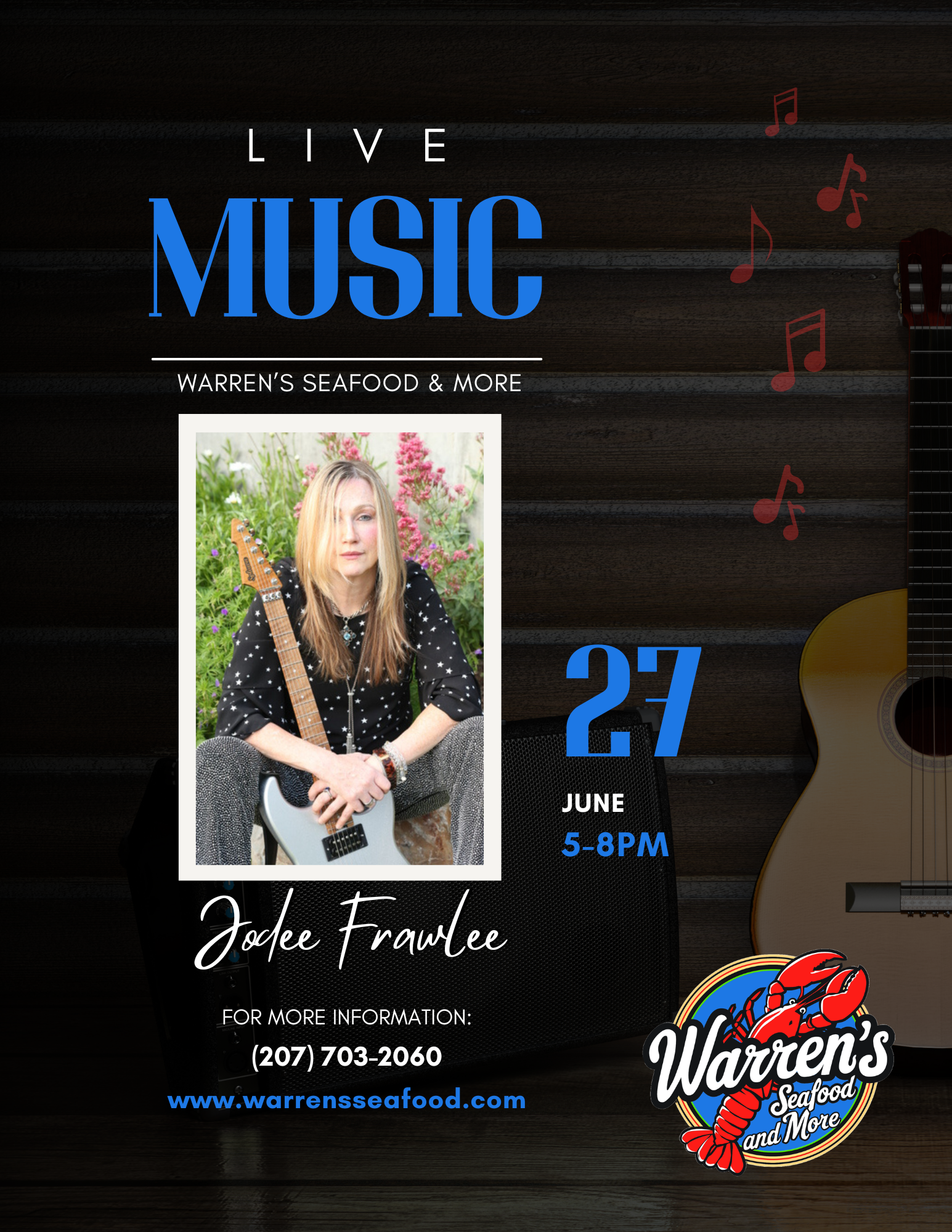 Live music - Jodee Frawly