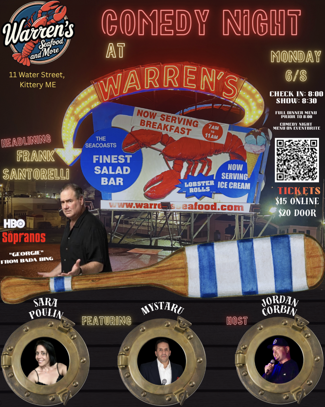 Comedy Night at Warrens