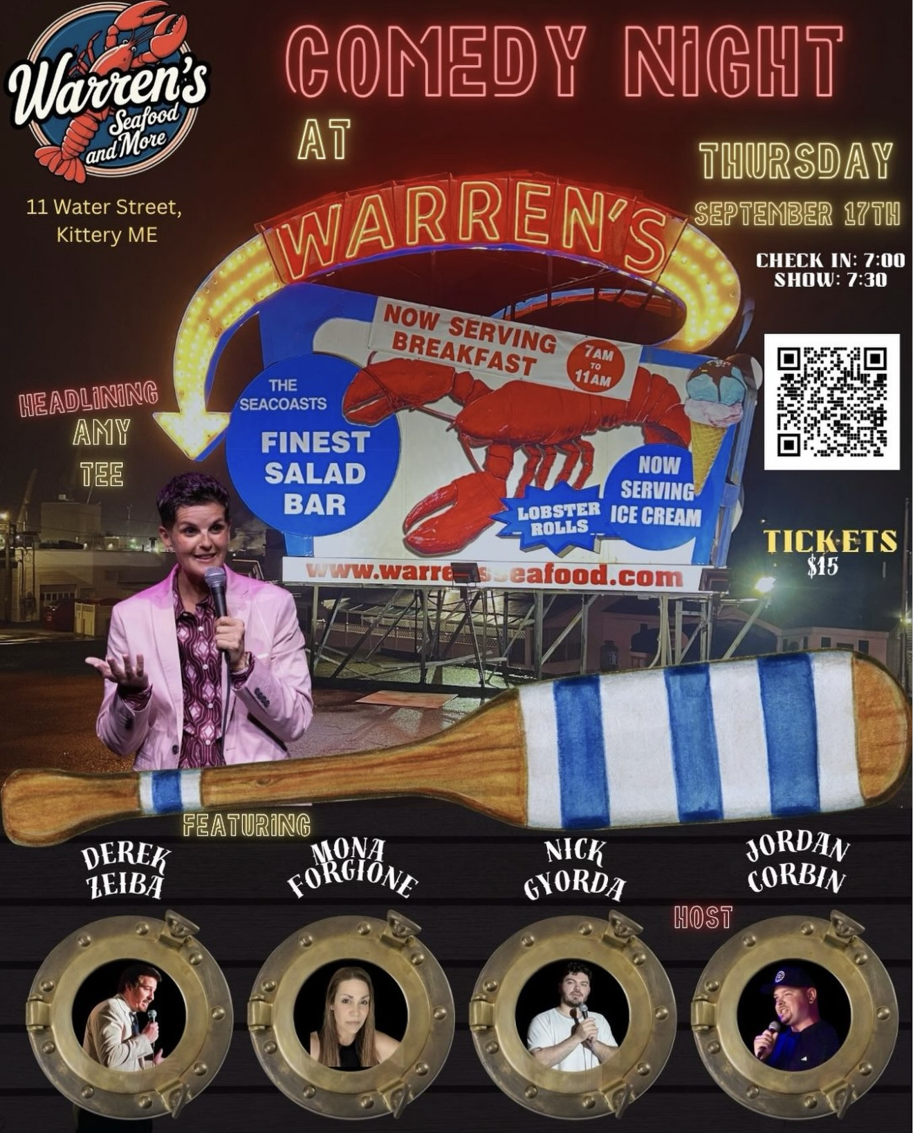 Comedy night at warren's