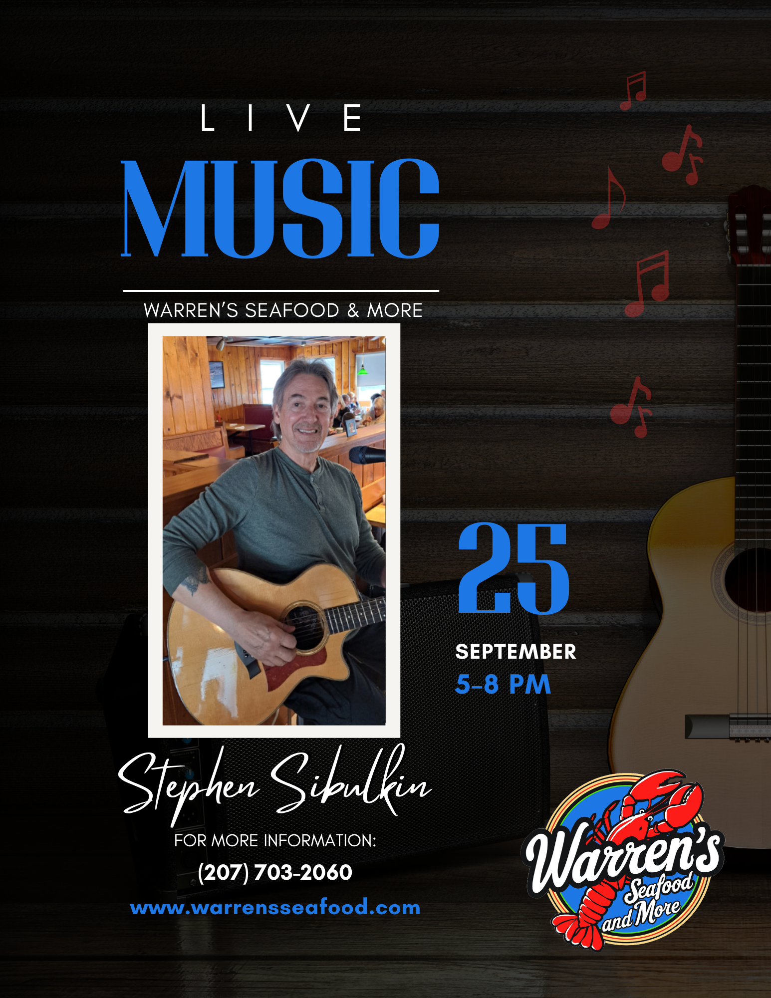 Live Music - Stephen Sibulkin 