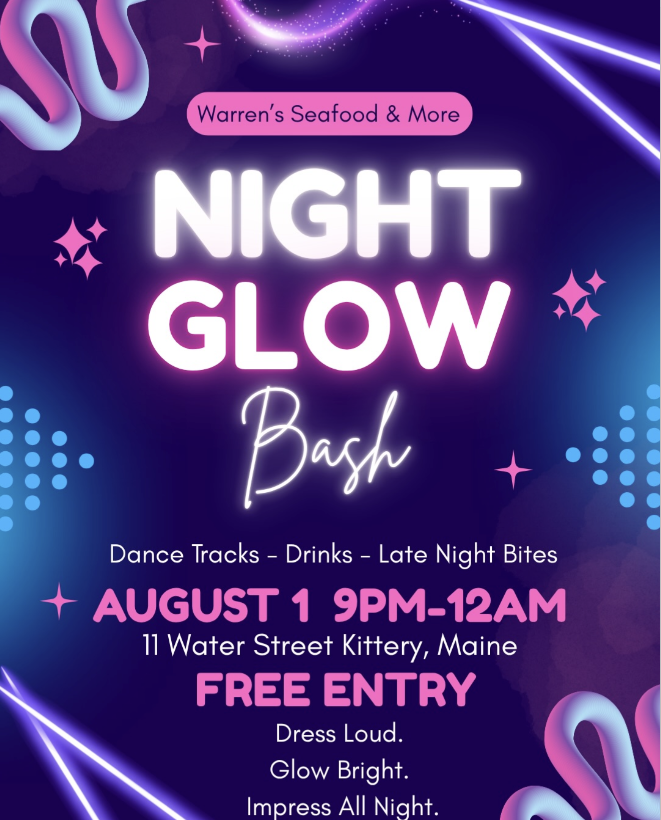 Night party august 19