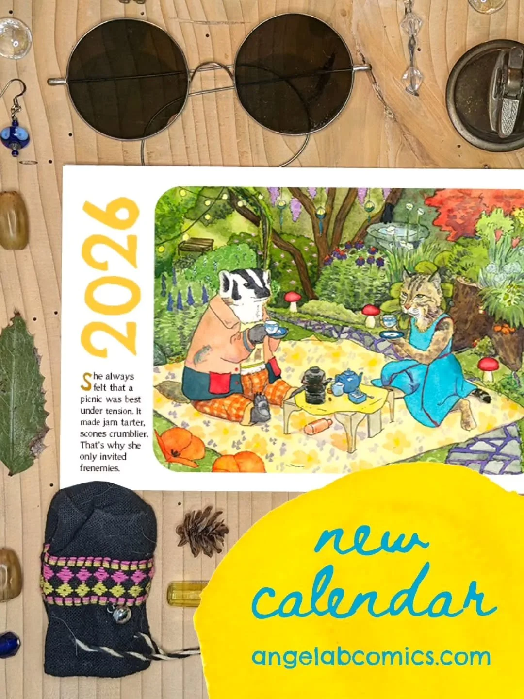 I am rather excited to use my first-designed calendar next year. Which is a little ridiculous on my part because I already bought two other wall calendars (from @littleclydeillustration) and am trying to decide which weekly/daily planner I want to ge