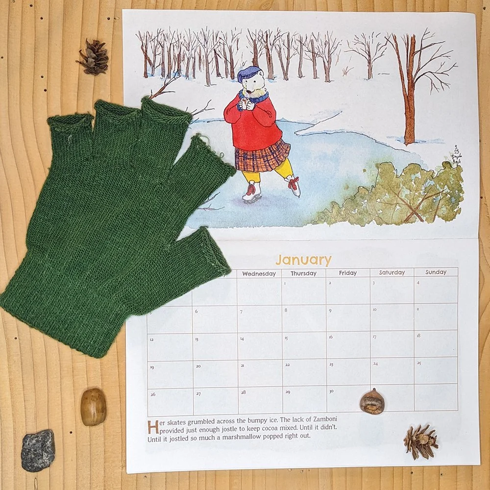 2026 Animal Women Calendar - January polar bear.jpg