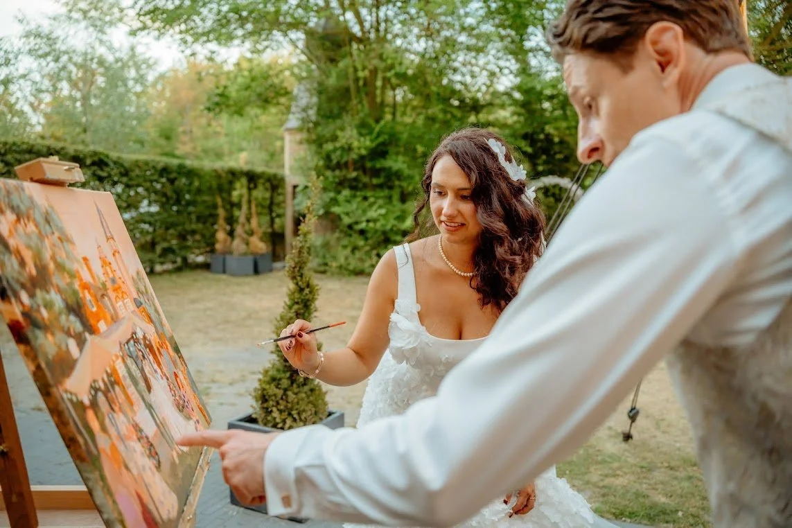 Slot Moermond: Live weddding painting