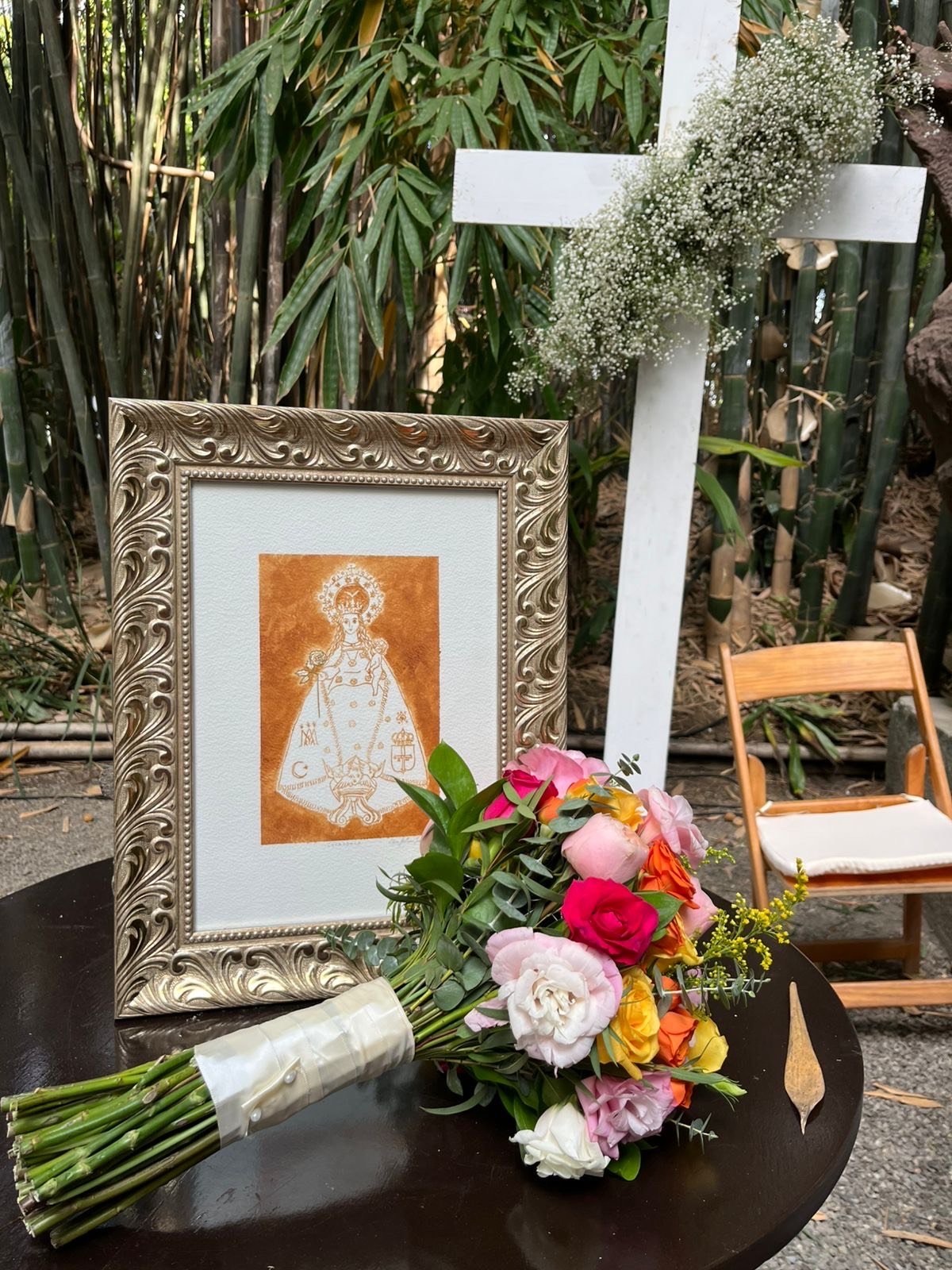 Ramo de novia para la Virgen