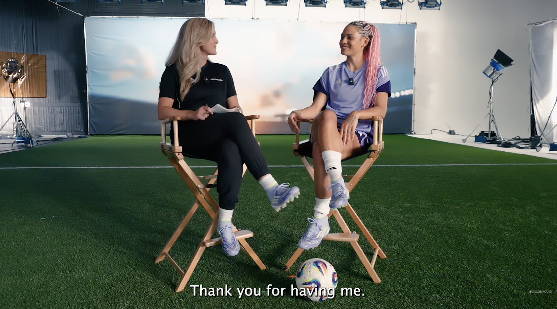 Trinity Rodman Interview with Adidas