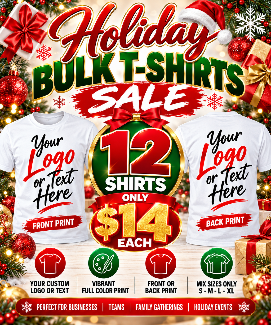 Festive Holiday Bulk T-Shirt Sale Poster.png