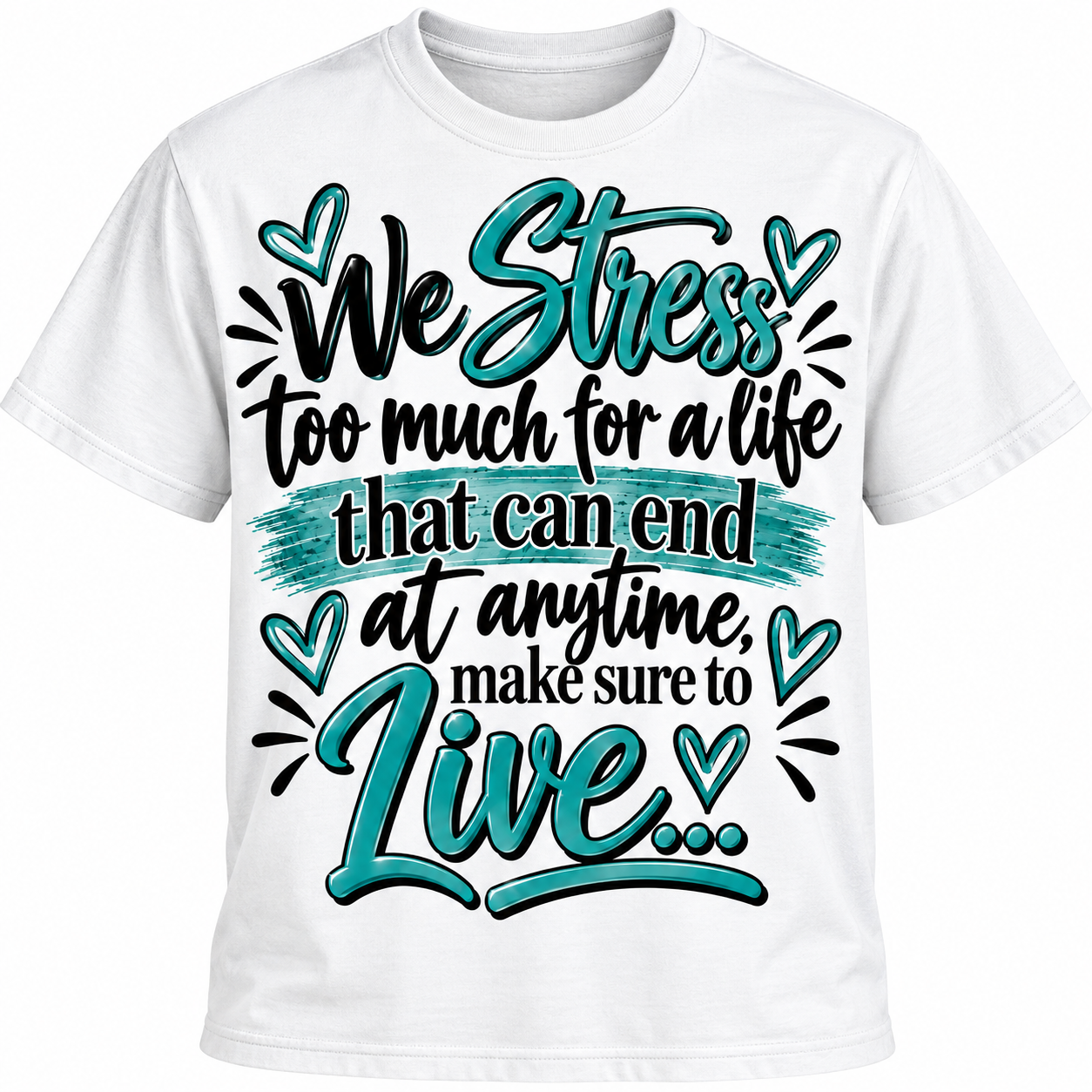 we stress...