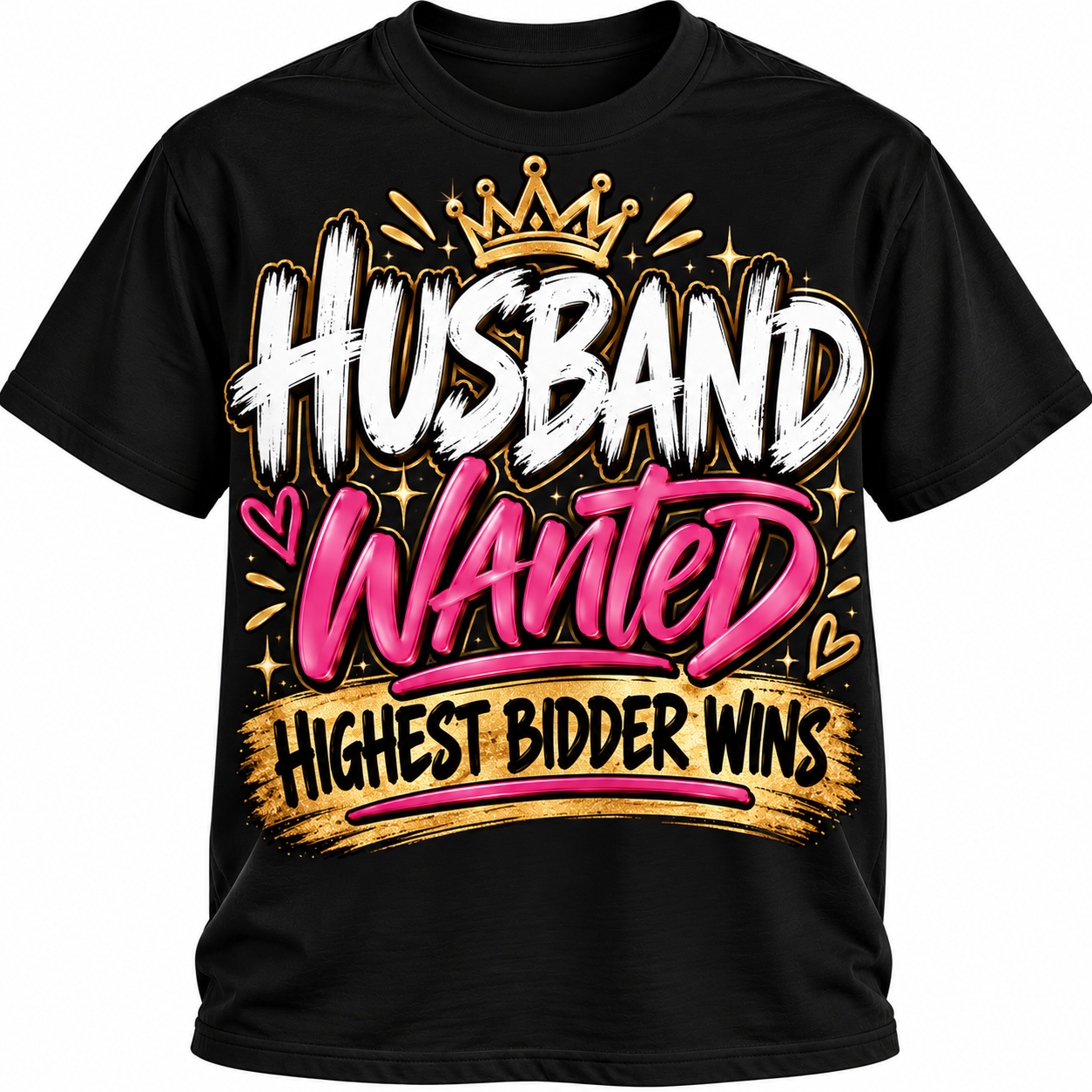 Husband Wanted T-Shirt Mockup.png