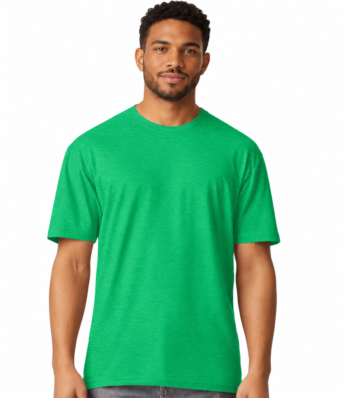 Smiling Man in Green T-Shirt.png