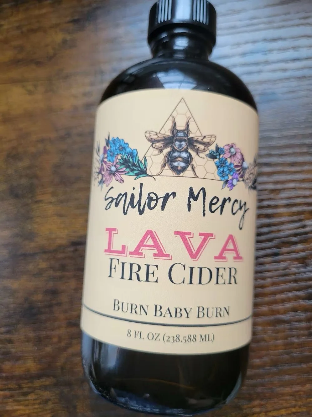 LAVA Fire Cider | Extra Spicy Apple Cider Vinegar Tonic