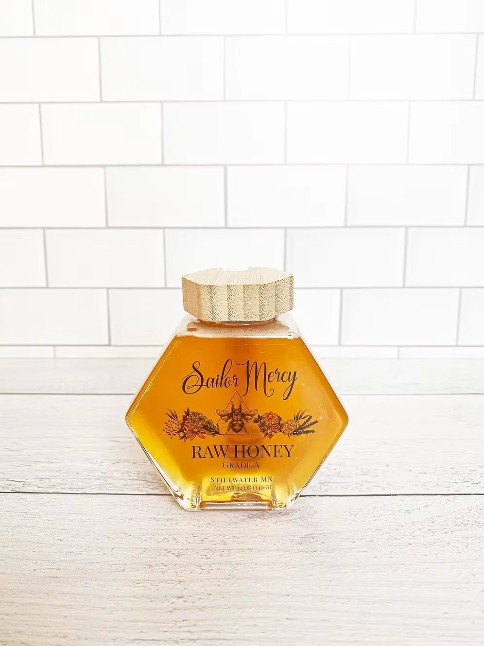 Raw Minnesota Honey – 12oz | Local, Unfiltered, Grade A Honey