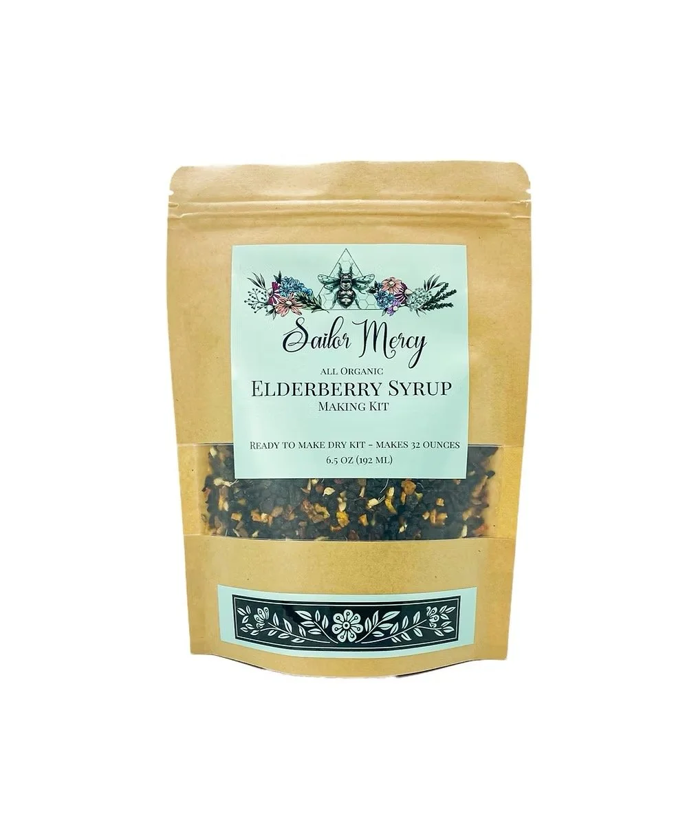 Organic Elderberry Syrup Making Kit | 32oz DIY Elderberry Syrup Kit