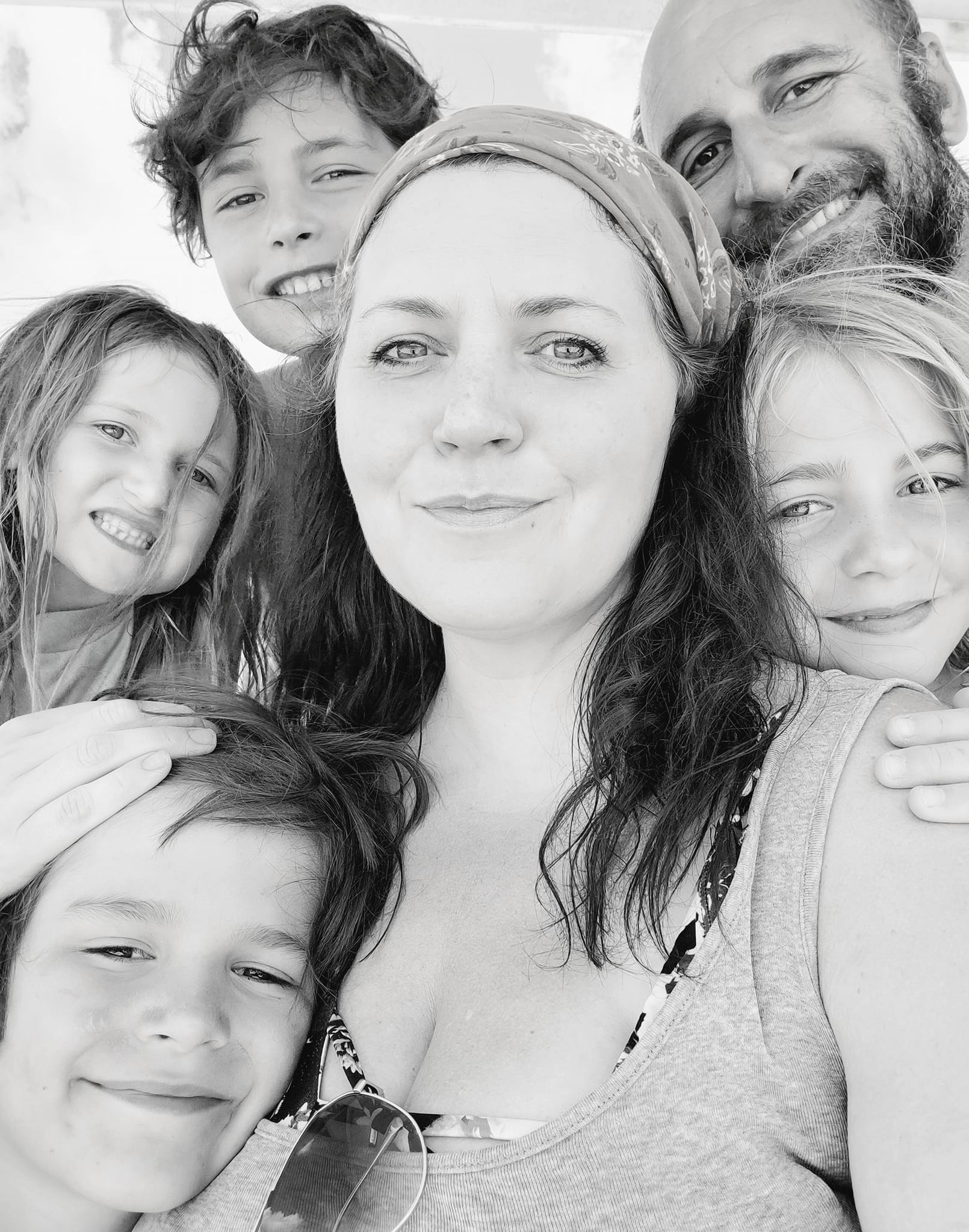 Dani Dircks founder of Sailor Mercy with her children family photo