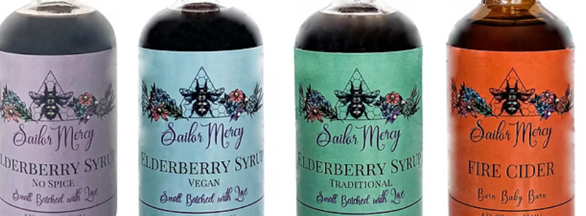 Bundle Elderberry Syrup & Fire Cider | Mix & Match 8oz 4-Pack