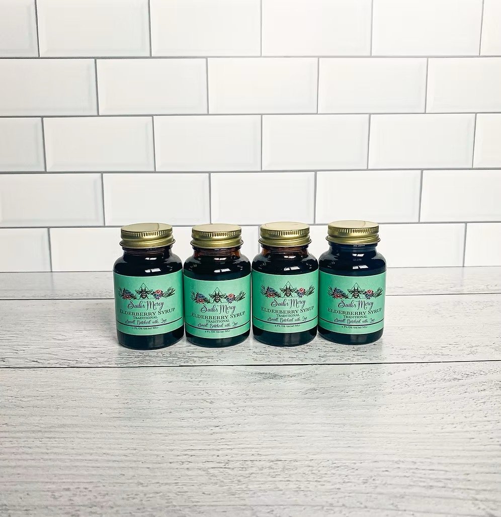 Traditional Elderberry Syrup with Raw Honey | Organic Immune Support