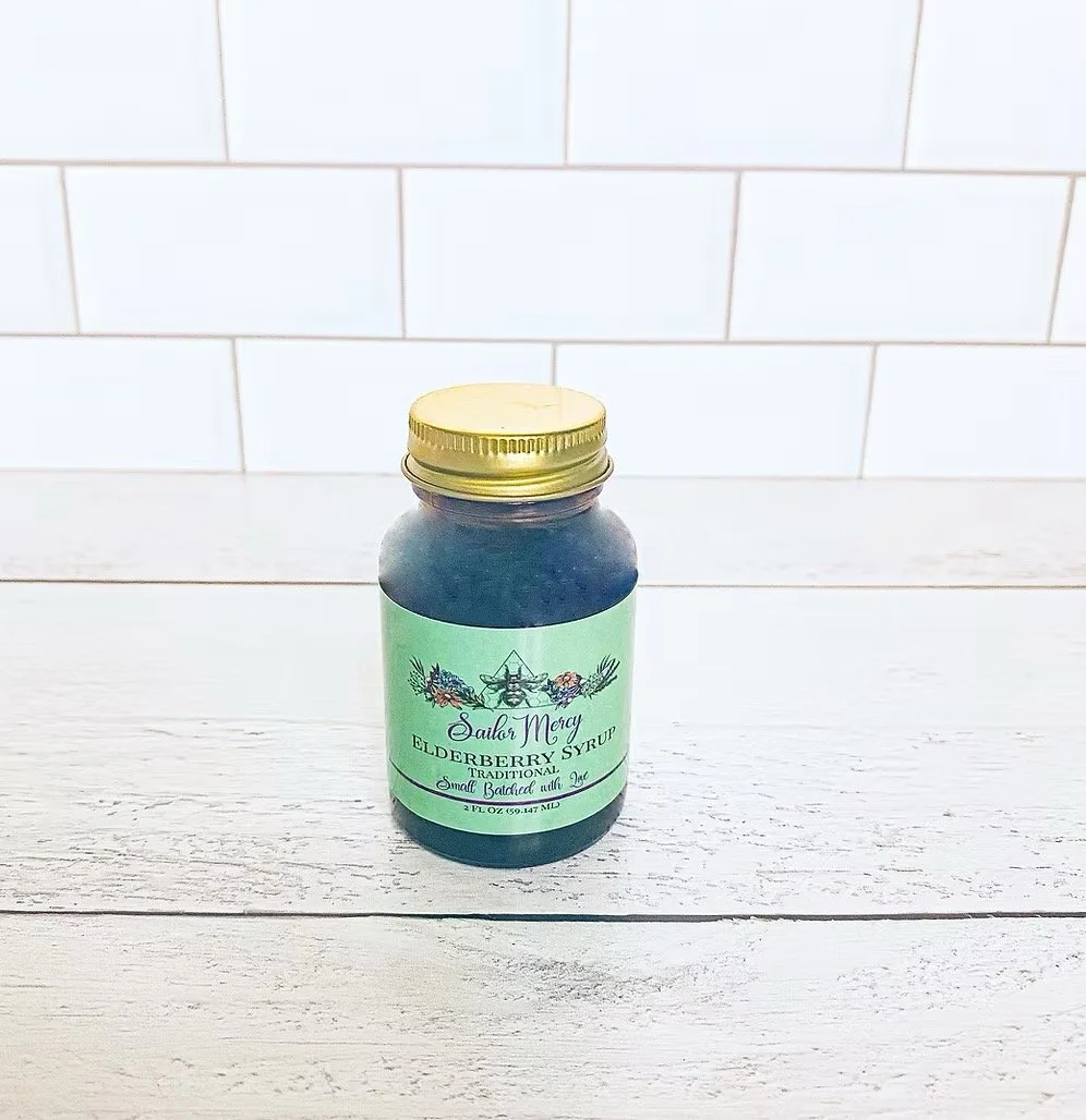 Traditional Elderberry Syrup with Raw Honey | Organic Immune Support