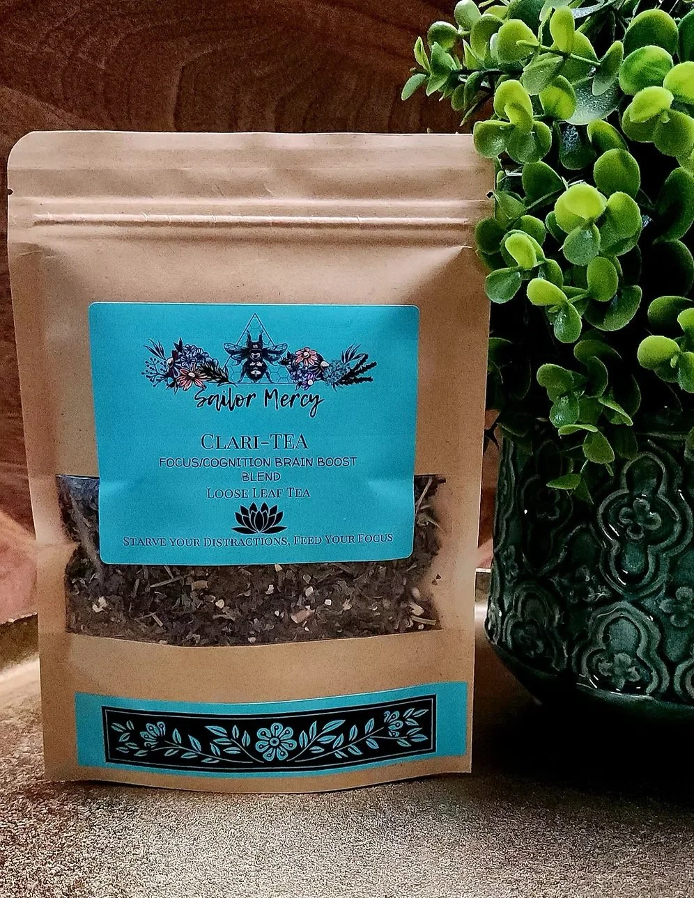 Clari-Tea | Focus & Calm Loose Leaf Herbal Tea