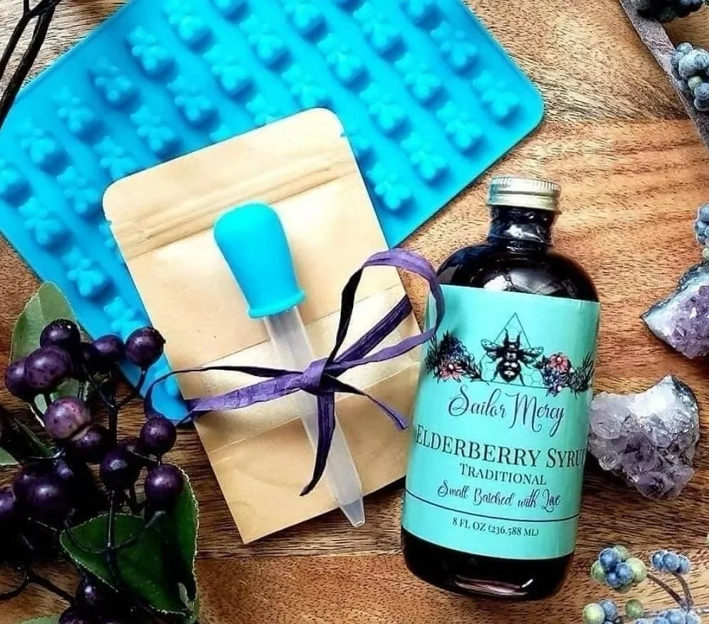 DIY Elderberry Gummy Kit with 16oz Elderberry Syrup | Make Your Own Immune-Support Gummies