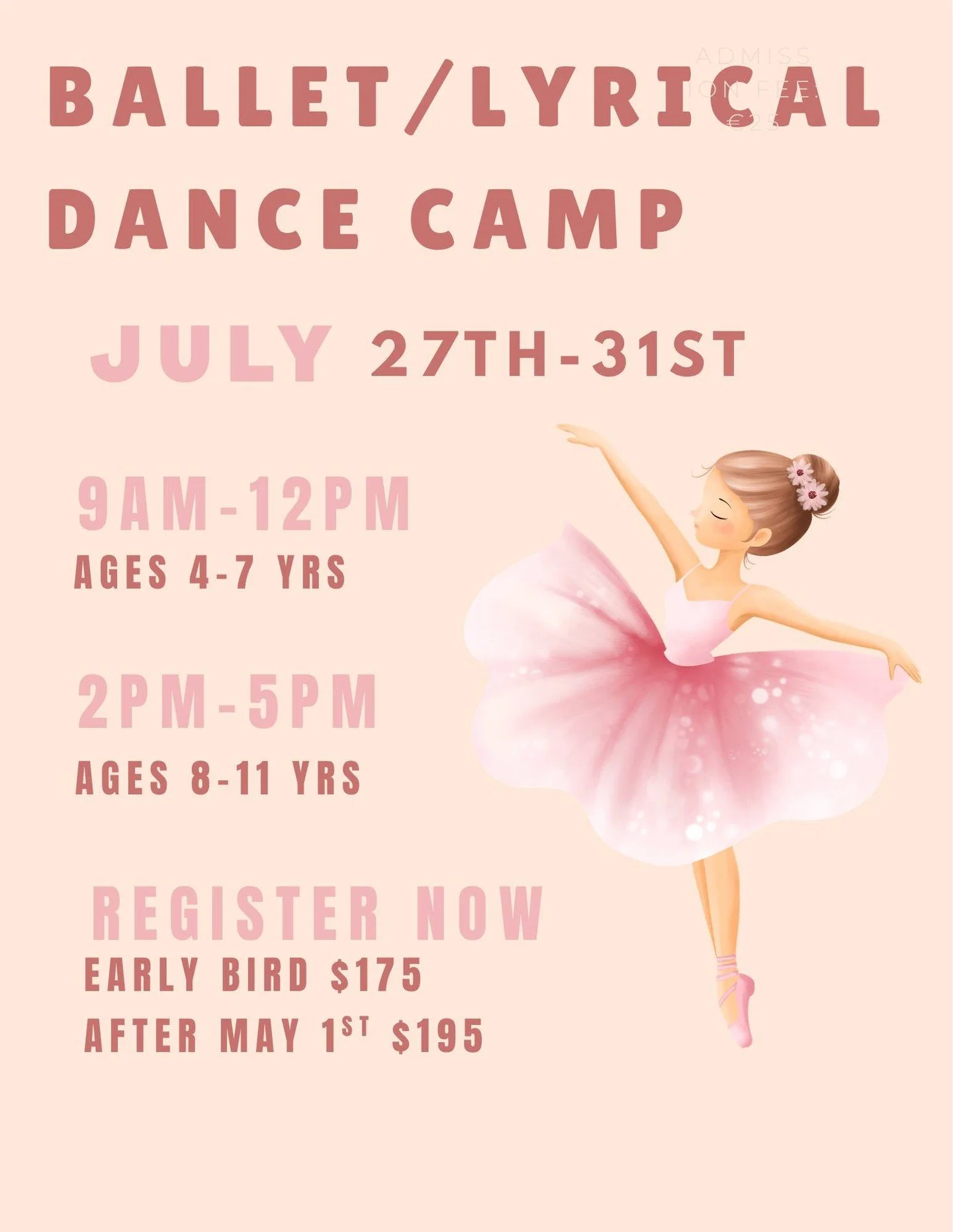 Ballet Lyrical Camp is an inspiring summer experience where dancers focus on strengthening ballet technique&mdash;improving lines, control, and flexibility&mdash;then bring those skills to life by learning an expressive and emotional lyrical dance. 
