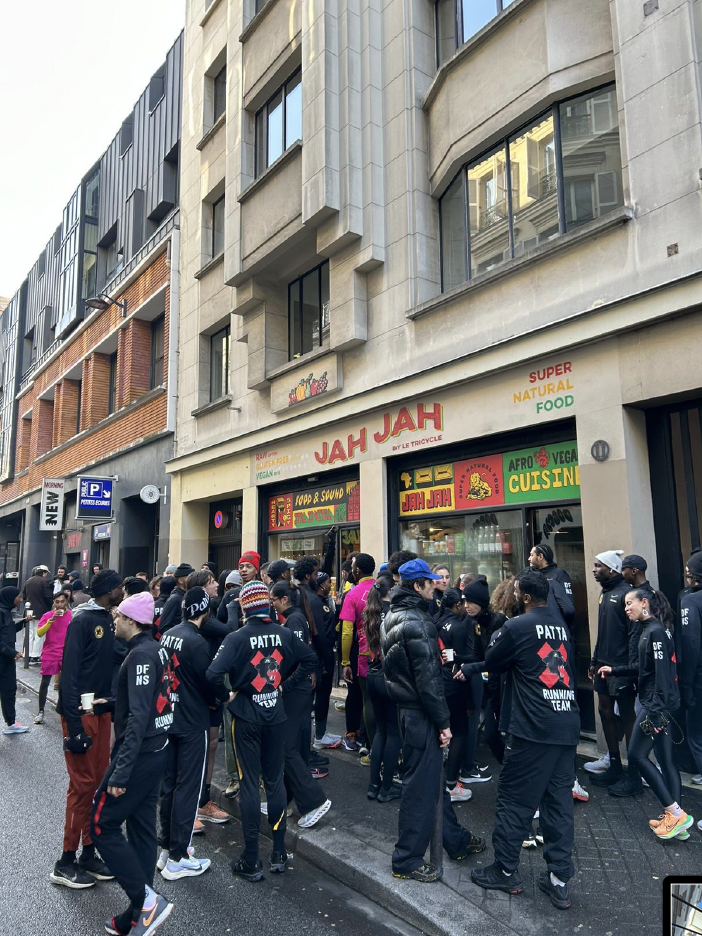 Patta Running Club activation 
