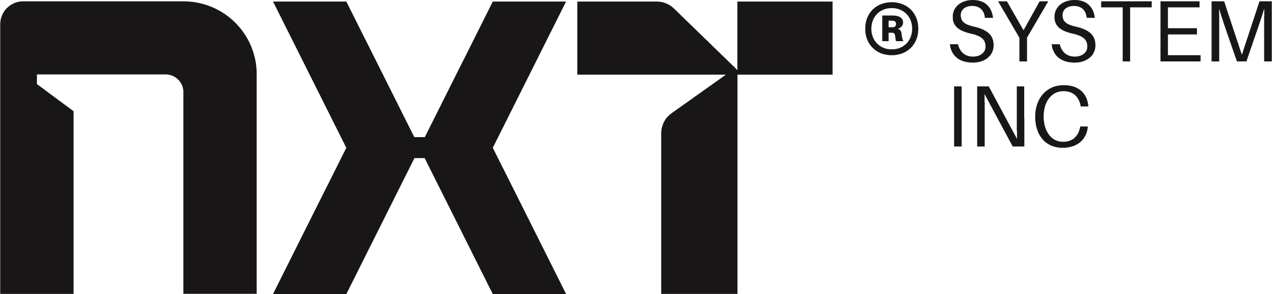 Black and white logo of PX SYSTEM INC with stylized text.