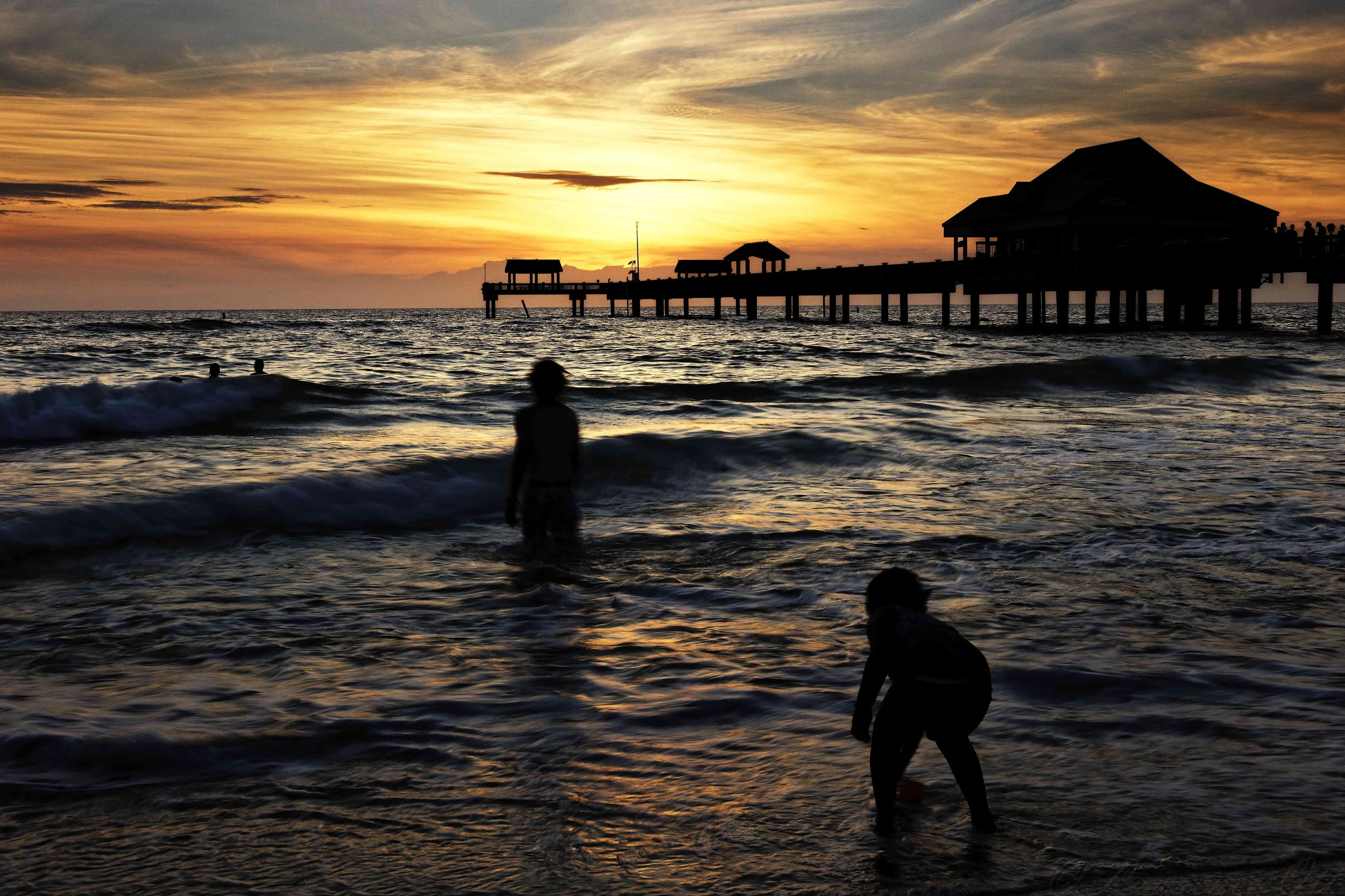 Tranquil Sunset Beach - Fine Art Print