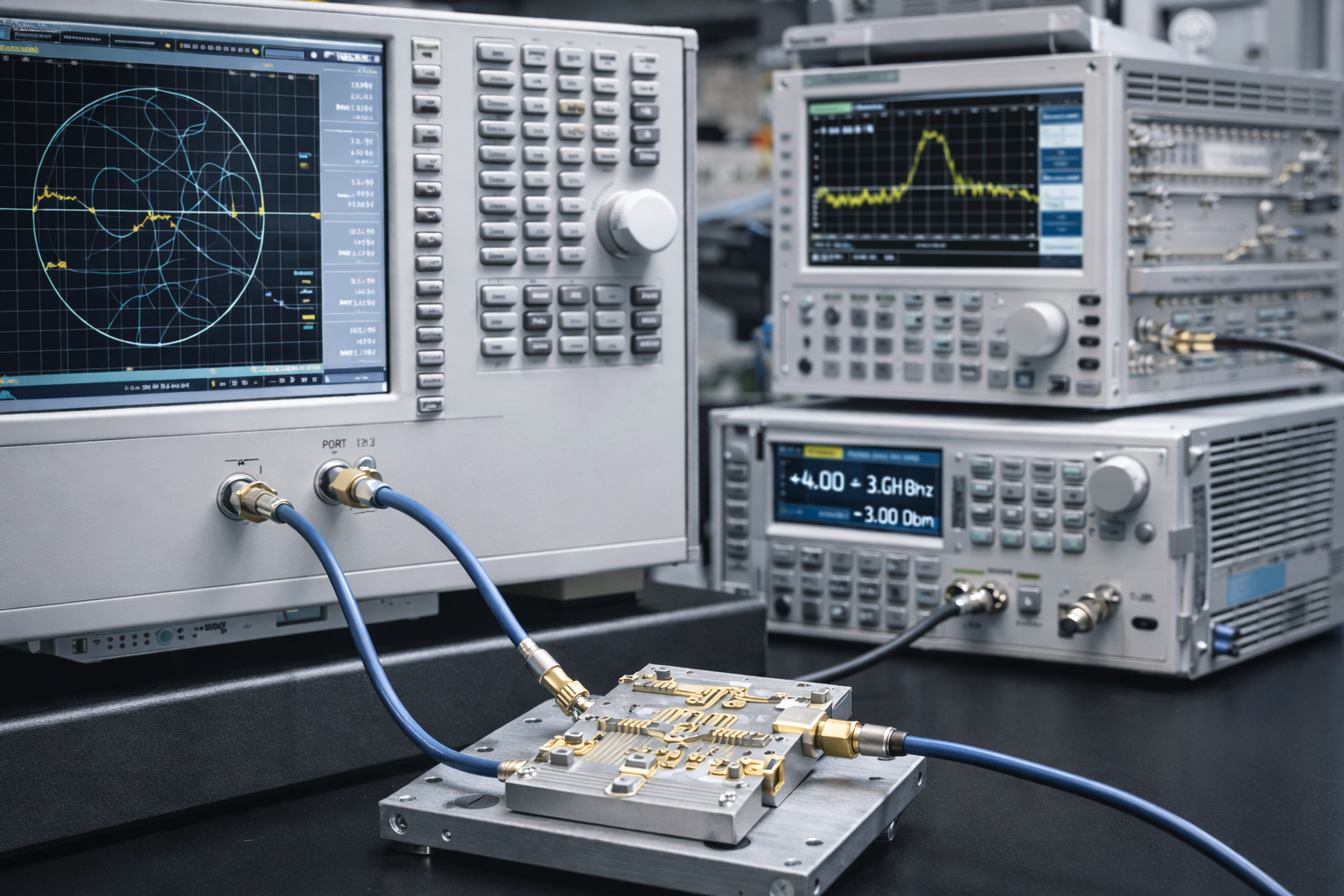 Higher-mode (up to 512 ports) VNA extension units