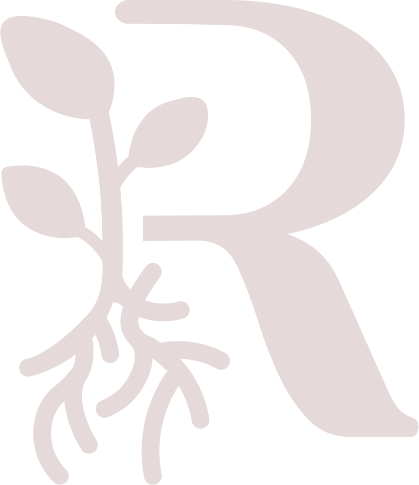 Roots Lactation background graphic featuring a subtle plant and root illustration in warm earth tones, reinforcing themes of nourishment, support, and holistic lactation care