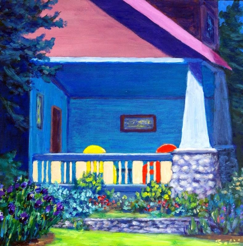 "Candy Corn Porch"