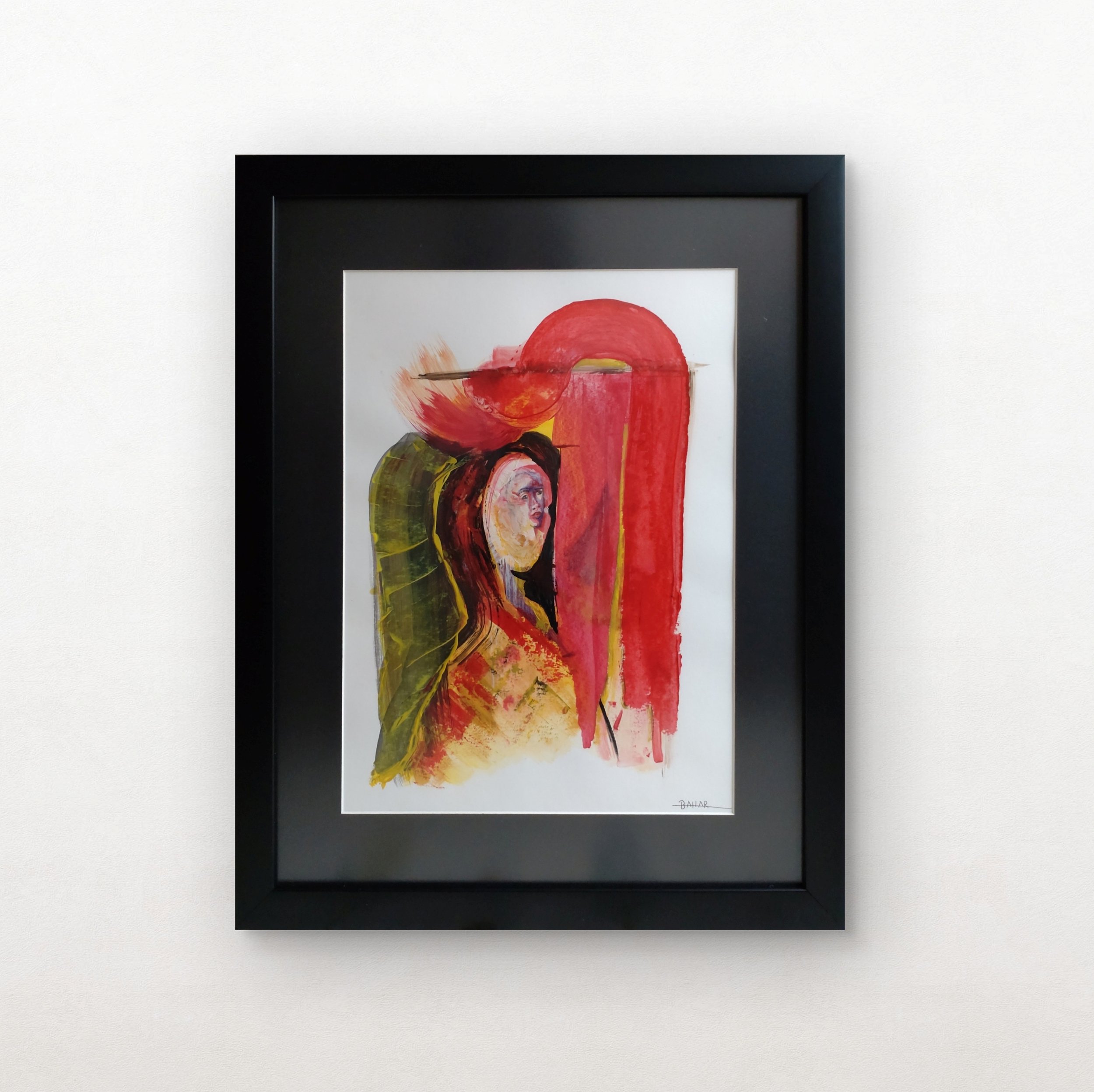 Untitled, 2024, Acrylic on Paper --- 40 x 50 cm. Private collection.