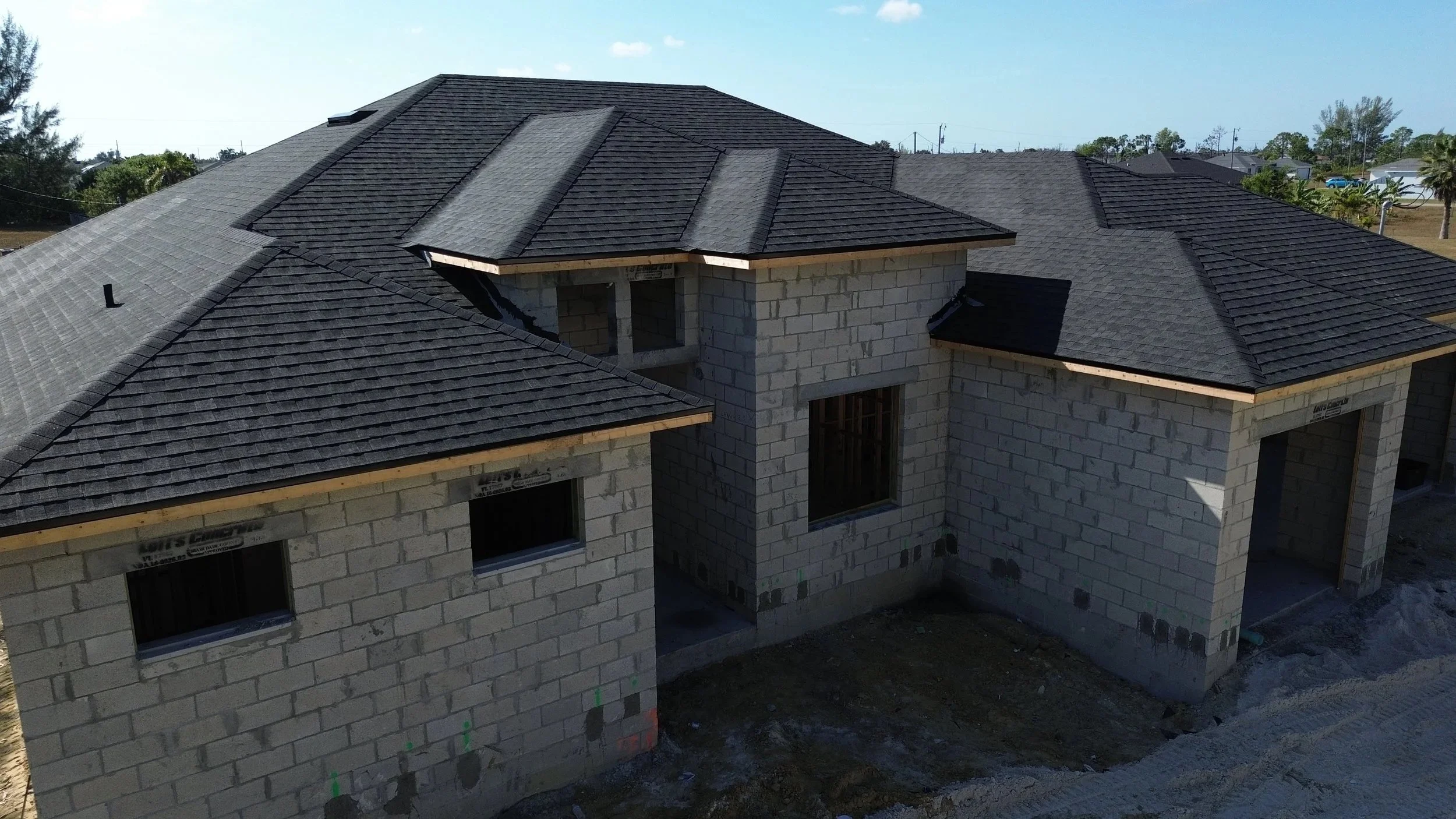 Shingle roof