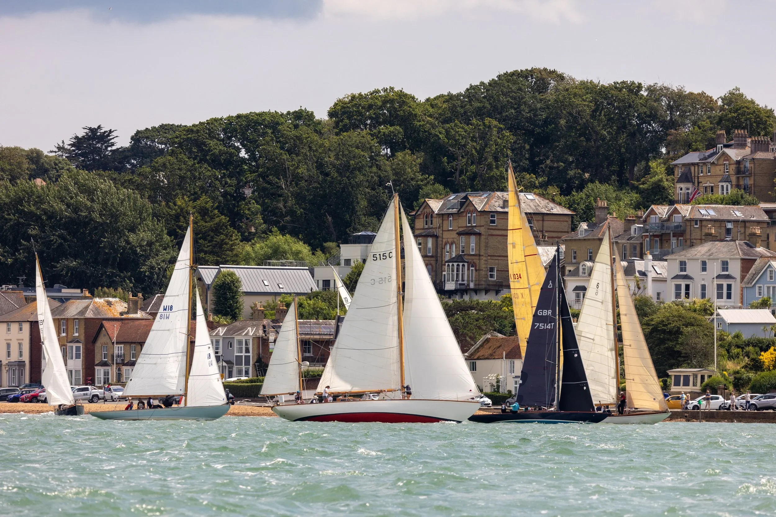 CHAMPAGNE SAILING FOR THE LONG INSHORE ON DAY 5 AT BRITISH CLASSIC WEEK