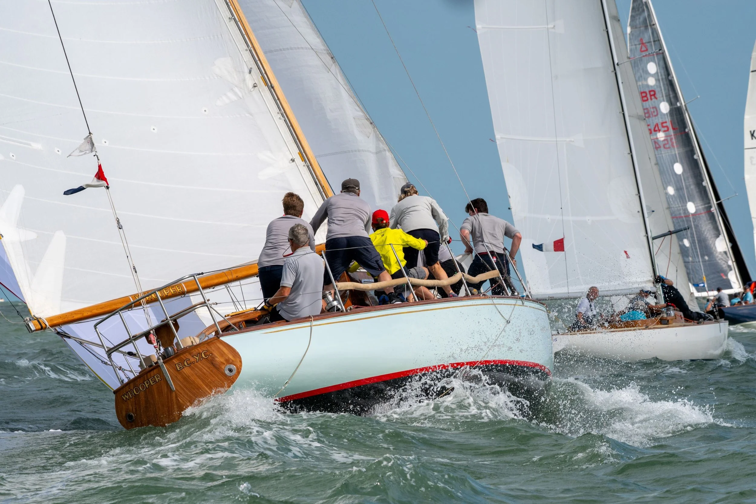 TIGHT RACING AND CHAMPAGNE SAILING FOR DAY TWO 